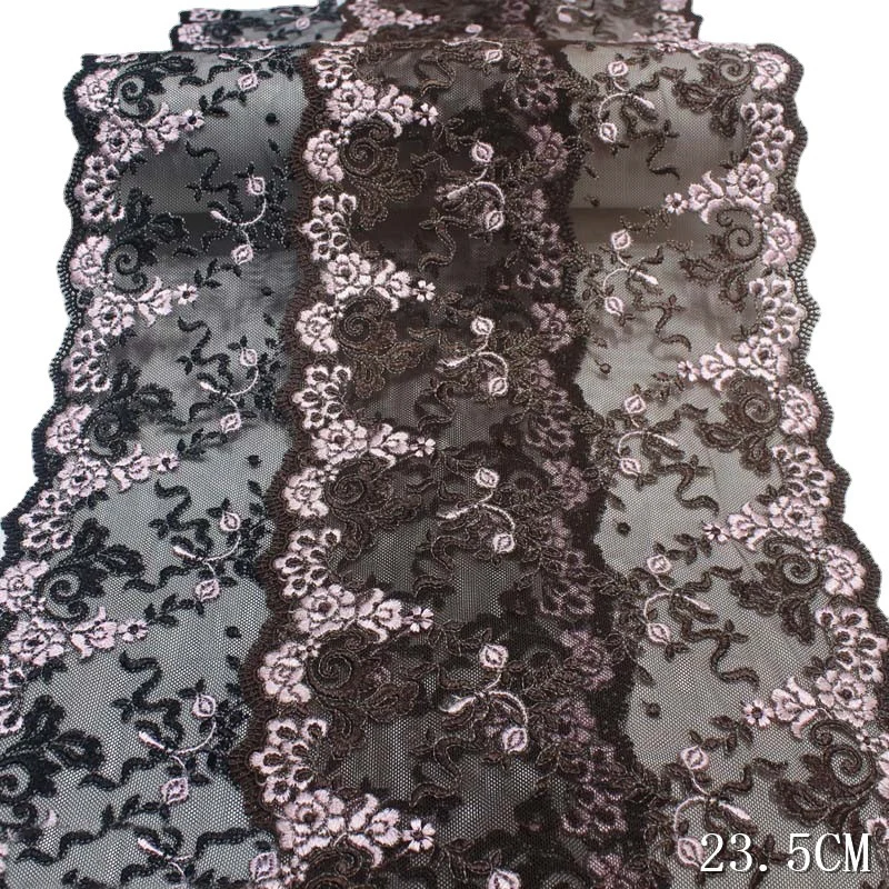 15Yds Bilateral Lace Mesh Fabric Lace Ribbon 23cm Embroidery Flower Lace Fabric Guipure Trim Wedding Dress Sewing Dresses Crafts
15Yds Bilateral Lace Mesh Fabric Lace Ribbon 23cm Embroidery Flower Lace Fabric Guipure Trim Wedding Dress Sewing Dresses Crafts