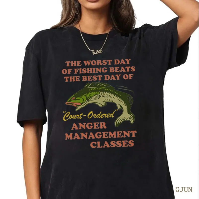 Worst Day of Fishing Beats The Best Day Print Women's Tshirts Unisex Clothes Fashion Streetwear Men T Shirts Summer Vintage Tops
Worst Day of Fishing Beats The Best Day Print Women's Tshirts Unisex Clothes Fashion Streetwear Men T Shirts Summer Vintage Tops