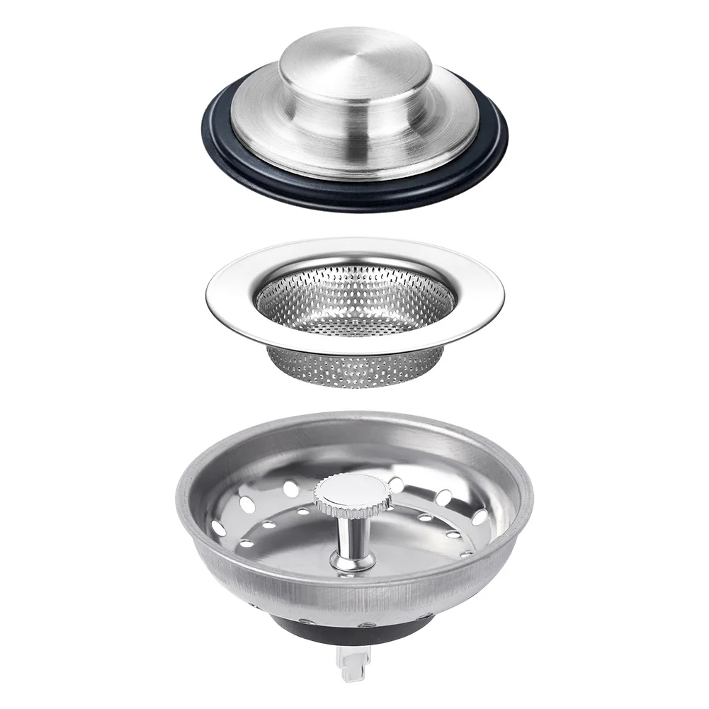 Stainless Steel Kitchen Sink Filter Sink Drain Strainer Bathroom Floor Drains Catcher Waste Drain Hole Filter Stopper Drainer
Stainless Steel Kitchen Sink Filter Sink Drain Strainer Bathroom Floor Drains Catcher Waste Drain Hole Filter Stopper Drainer