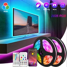 2835 RGB 5M-25M Led Light IR Bluetooth WIFI Led Strip Lights TV BackLight Room Decoration Led Tape Diode Flexible Ribbon
2835 RGB 5M-25M Led Light IR Bluetooth WIFI Led Strip Lights TV BackLight Room Decoration Led Tape Diode Flexible Ribbon