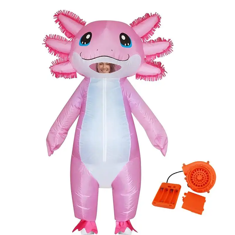 Axolotl костюм для взрослых на Хэллоуин выдувной Женский костюм с надувкой Косплей Одежда для тематических вечеринок сценических представлений ролевых игр
Axolotl костюм для взрослых на Хэллоуин выдувной Женский костюм с надувкой Косплей Одежда для тематических вечеринок сценических представлений ролевых игр