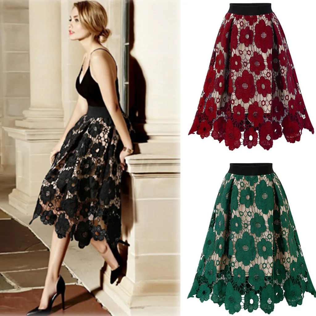 Women Summer Midi Skirt Ruffles Vintage Lace Crochet Plus Sizes Casual Party Fashion Sexy Floral Hip Skirts
Women Summer Midi Skirt Ruffles Vintage Lace Crochet Plus Sizes Casual Party Fashion Sexy Floral Hip Skirts