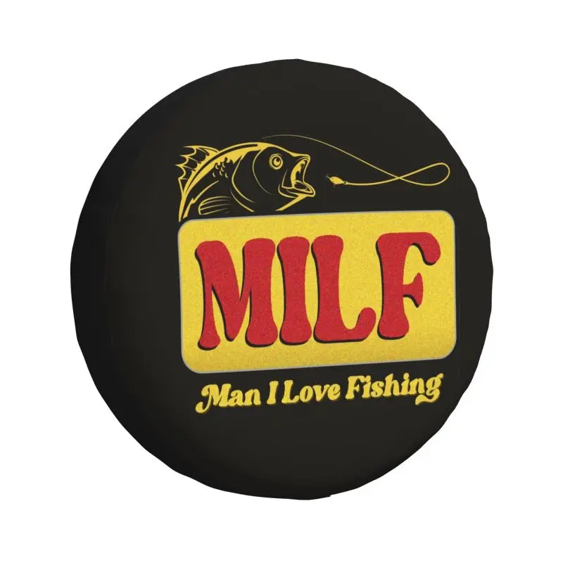 Milf Man I Love Fishing Spare Tire Cover for Toyota Land Cruiser Prado Jeep RV SUV Camper Car Wheel Protector Covers
Milf Man I Love Fishing Spare Tire Cover for Toyota Land Cruiser Prado Jeep RV SUV Camper Car Wheel Protector Covers