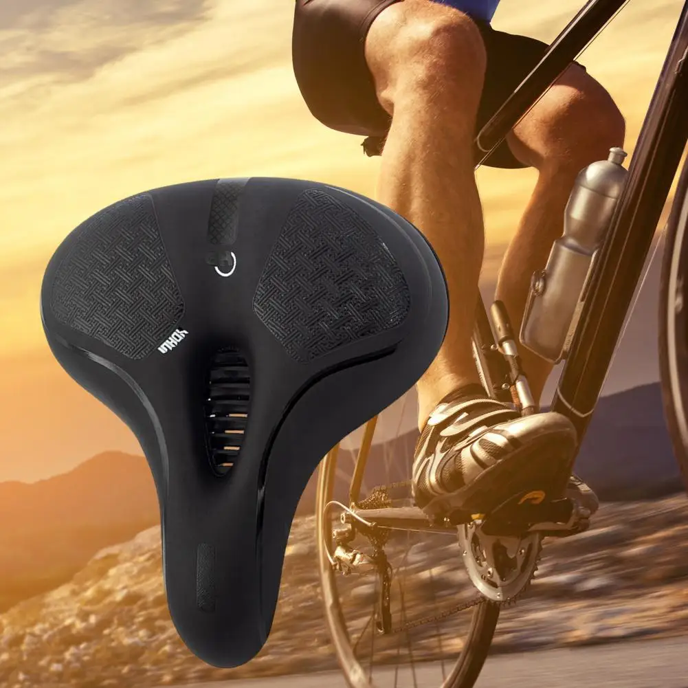 Bike Seat Cushion Breathable Universal Mountain Bike Seat Cushion Cycling Saddle Faux Leather Bike Saddle Bike Supplies
Bike Seat Cushion Breathable Universal Mountain Bike Seat Cushion Cycling Saddle Faux Leather Bike Saddle Bike Supplies