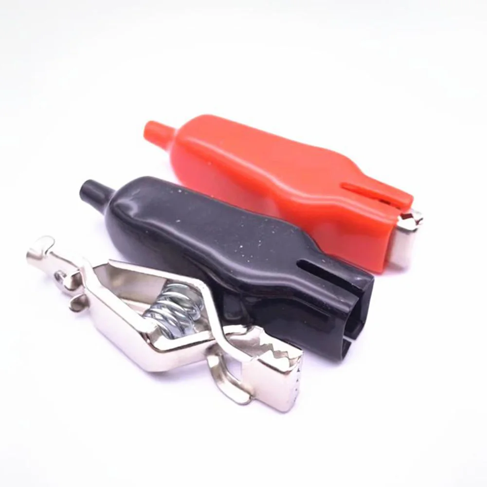For Electrical Engineering And Voltage Testers Alligator Clips Alligator Clip Fully Insulated PVC Red And Black
For Electrical Engineering And Voltage Testers Alligator Clips Alligator Clip Fully Insulated PVC Red And Black