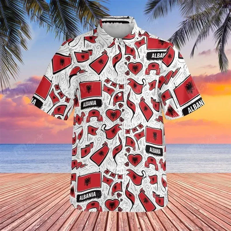 Newest Albania Flag 3D Hawaii Shirt Men Summer Short Sleeve Shirt Men Shirts 2024 Oversized 6XL Shirt Streetwear Loose Tees Men
Newest Albania Flag 3D Hawaii Shirt Men Summer Short Sleeve Shirt Men Shirts 2024 Oversized 6XL Shirt Streetwear Loose Tees Men