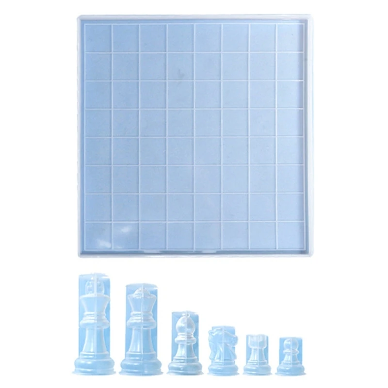 MXME Chess Sets Resin Silicone Molds Board Game Moulds Large Chess Piece Mold Set
MXME Chess Sets Resin Silicone Molds Board Game Moulds Large Chess Piece Mold Set