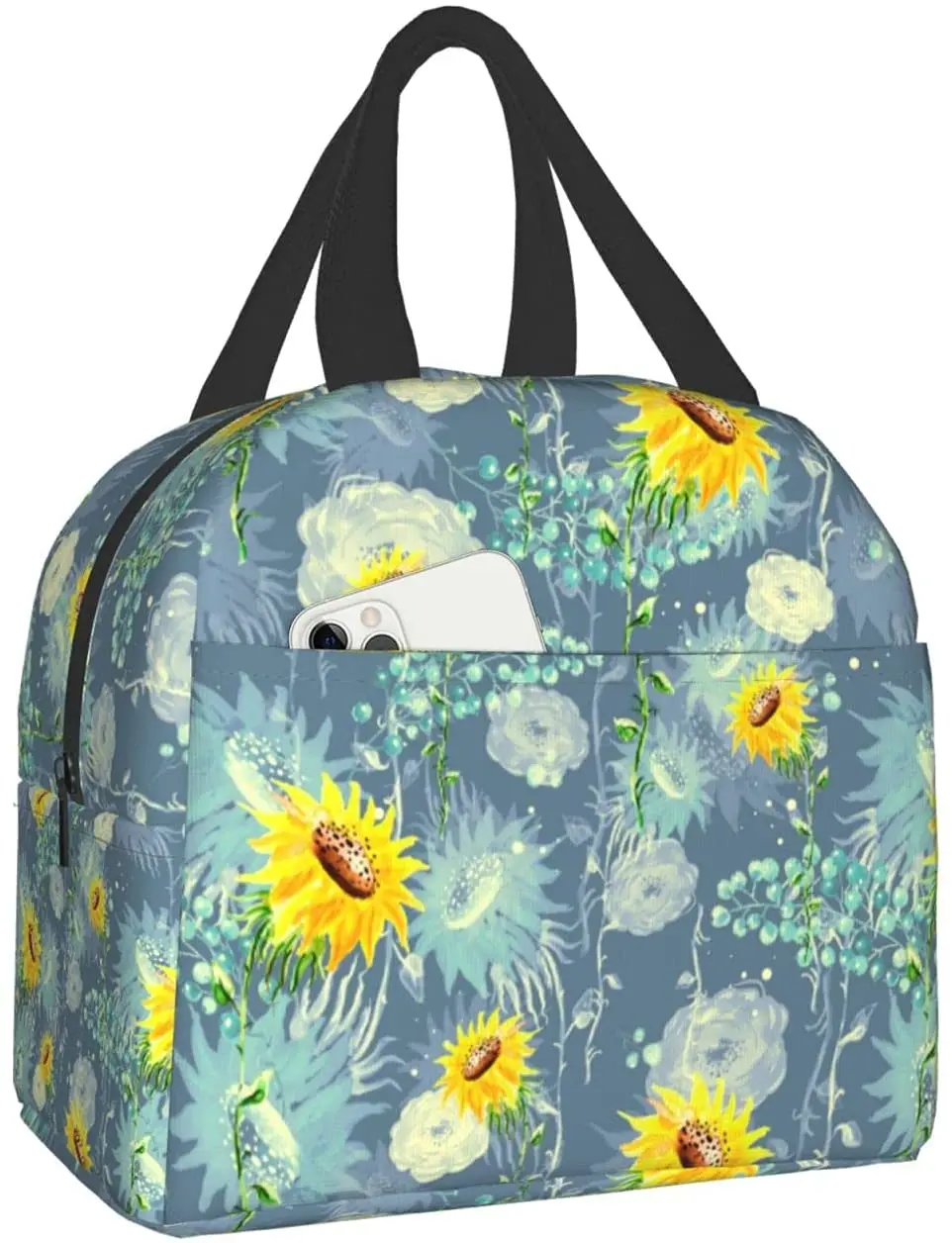 Sunflower Lunch Bag All Seasons Reusable Insulated Meal Prep Container Thermos for Hot Food Lunch Box Tote Bags For Work School
Sunflower Lunch Bag All Seasons Reusable Insulated Meal Prep Container Thermos for Hot Food Lunch Box Tote Bags For Work School