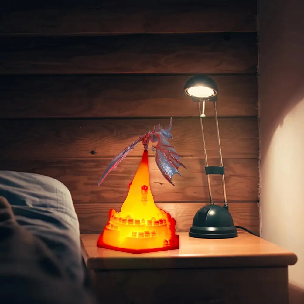 1 Set Night Light with USB Cable Mysterious PLA Creative Volcano Dragon Lamps Bedroom Decoration
1 Set Night Light with USB Cable Mysterious PLA Creative Volcano Dragon Lamps Bedroom Decoration