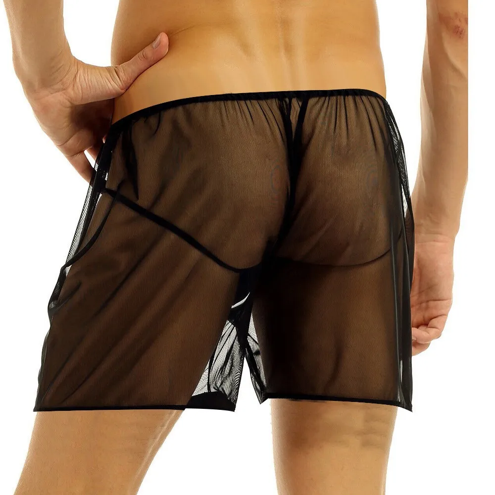 Fashion Men Sexy Boxer Underwear Summer Hollow Out Underpants Perspective Breathtable Mesh Shorts Transparent Homme Panties
Fashion Men Sexy Boxer Underwear Summer Hollow Out Underpants Perspective Breathtable Mesh Shorts Transparent Homme Panties
