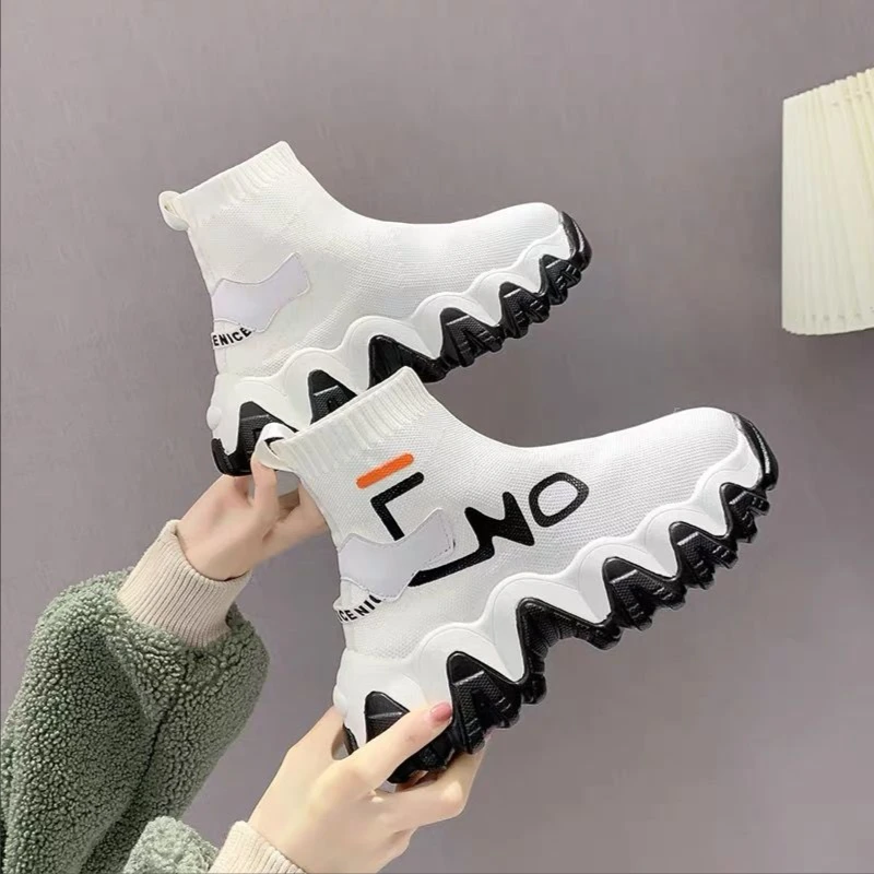 High Top Sock Shoes Sneakers Women Mesh Breathable Running Sport Shoes Unisex Light Soft Hole Couple Shoes Athletic Sneakers
High Top Sock Shoes Sneakers Women Mesh Breathable Running Sport Shoes Unisex Light Soft Hole Couple Shoes Athletic Sneakers