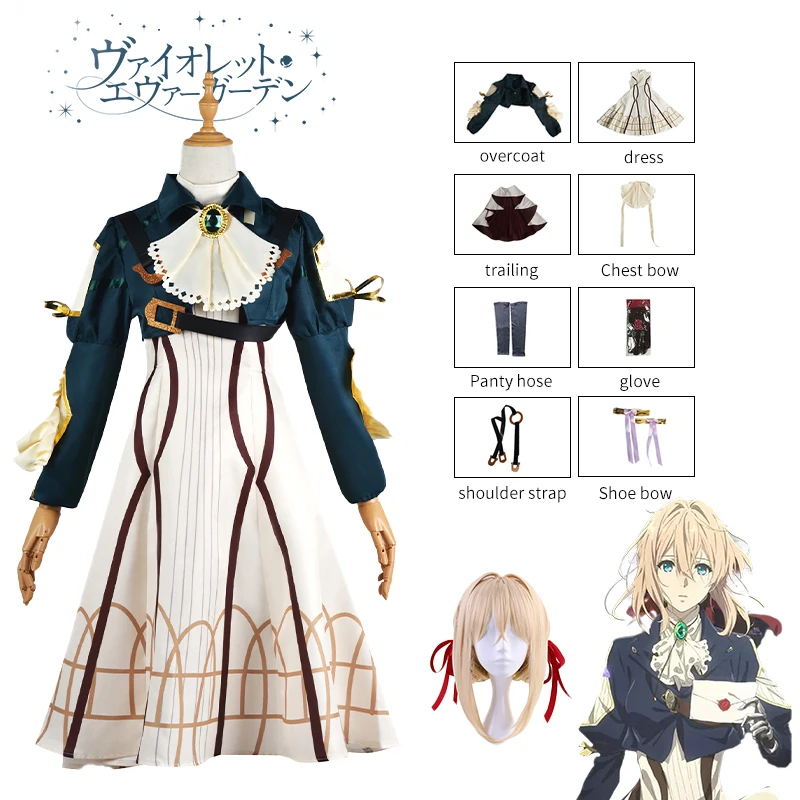 Anime Cosplay Violet Evergarden Cosplay Costumes Claudia Hodgins Pakaian Wig Putri Gaun Kostum Karnaval Halloween Untuk Wanita
Anime Cosplay Violet Evergarden Cosplay Costumes Claudia Hodgins Pakaian Wig Putri Gaun Kostum Karnaval Halloween Untuk Wanita
