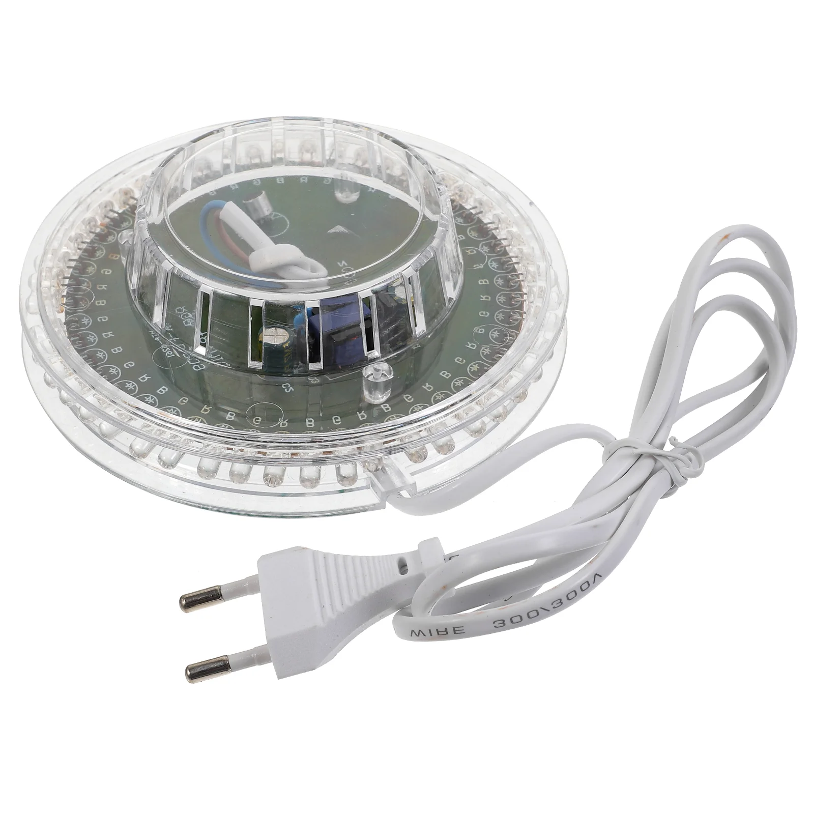 

Novelty Sunflower Shaped Voice-Activated /Auto Rotating 48-LED RGB Light LED Party Light (White, EU Plug)