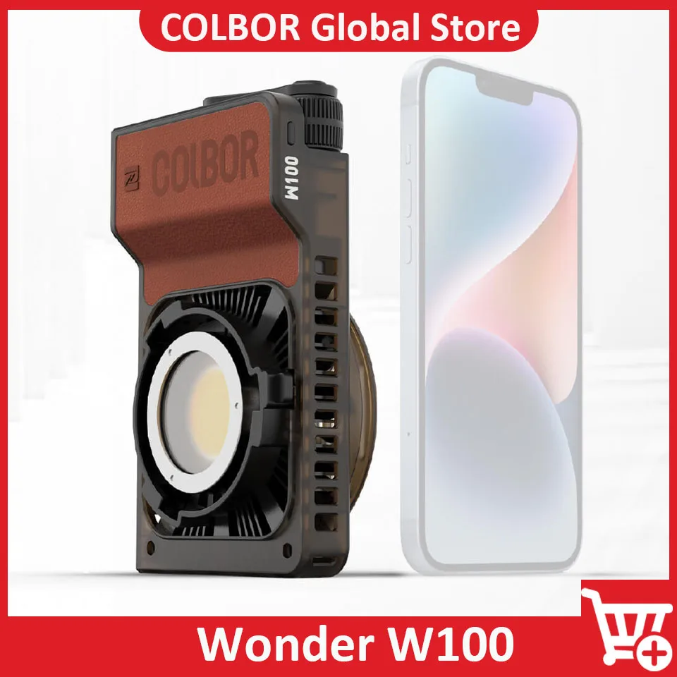 

Colbor W60 Wonder 60W COB LED Video Light Pocket Lighting for Photography W100 Video YouTube TikTok Outdoor Shooting