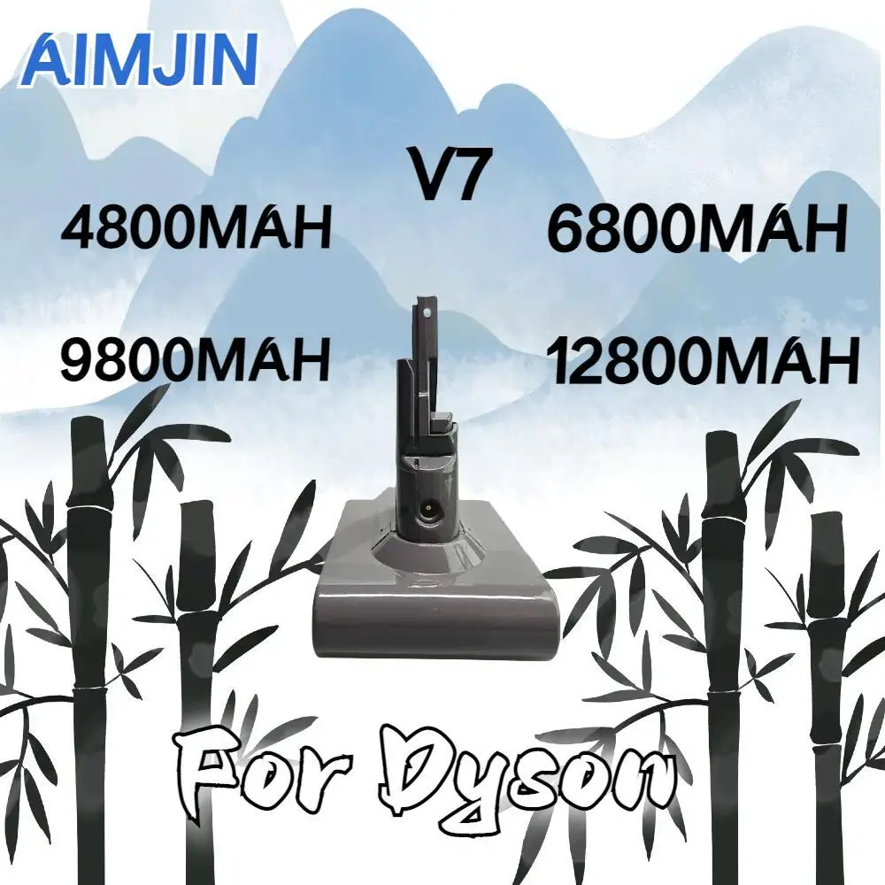 Original 21.6V 4800mah 6800mah 9800mah 12800mAh Li-ion V7 Batteries for Dyson V7 Vacuum Cleaner Replacement Power Tools Batter
Original 21.6V 4800mah 6800mah 9800mah 12800mAh Li-ion V7 Batteries for Dyson V7 Vacuum Cleaner Replacement Power Tools Batter
