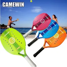 

Raquete de tênis de praia profissional CAMEWIN, não padel,confeccionada em EVA elástica totalmente em fibra de carbono,com bolsa