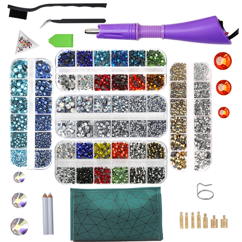 EU/US 3 Boxs Hot Fix Rhinestones Set/Crystal Glass Hotfix Rhinestone Applicator Iron-on Wand Strass Rhinestone Heat-fix Tool Gun
EU/US 3 Boxs Hot Fix Rhinestones Set/Crystal Glass Hotfix Rhinestone Applicator Iron-on Wand Strass Rhinestone Heat-fix Tool Gun