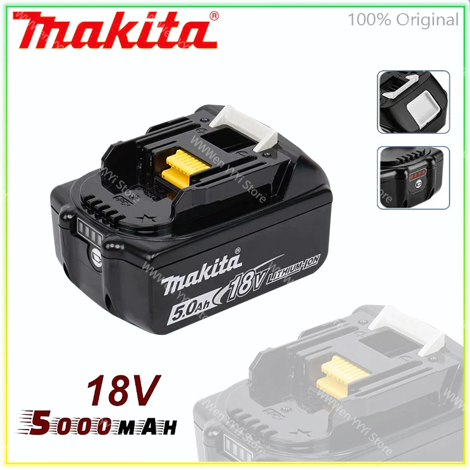 18V 5.0AH Makita Original With LED lithium ion replacement LXT BL1860B BL1850 Makita rechargeable power tool battery 5000mAh
18V 5.0AH Makita Original With LED lithium ion replacement LXT BL1860B BL1850 Makita rechargeable power tool battery 5000mAh