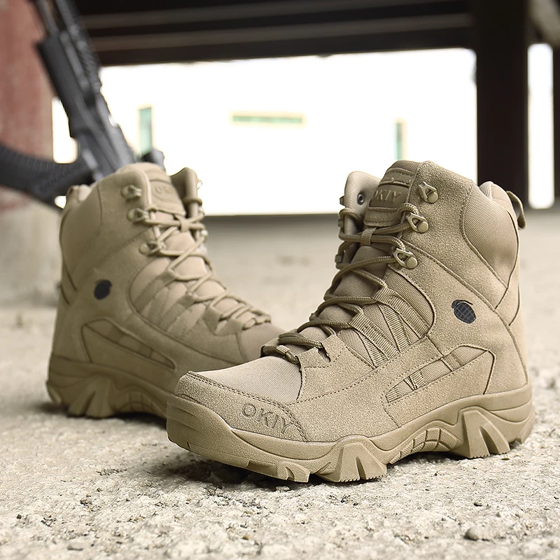 Men's Military Boot Combat Winter Fashion Ankle Boot for Men Tactical Army Boot Outdoor Work Safety Shoes Men's Motocycle Boots
Men's Military Boot Combat Winter Fashion Ankle Boot for Men Tactical Army Boot Outdoor Work Safety Shoes Men's Motocycle Boots