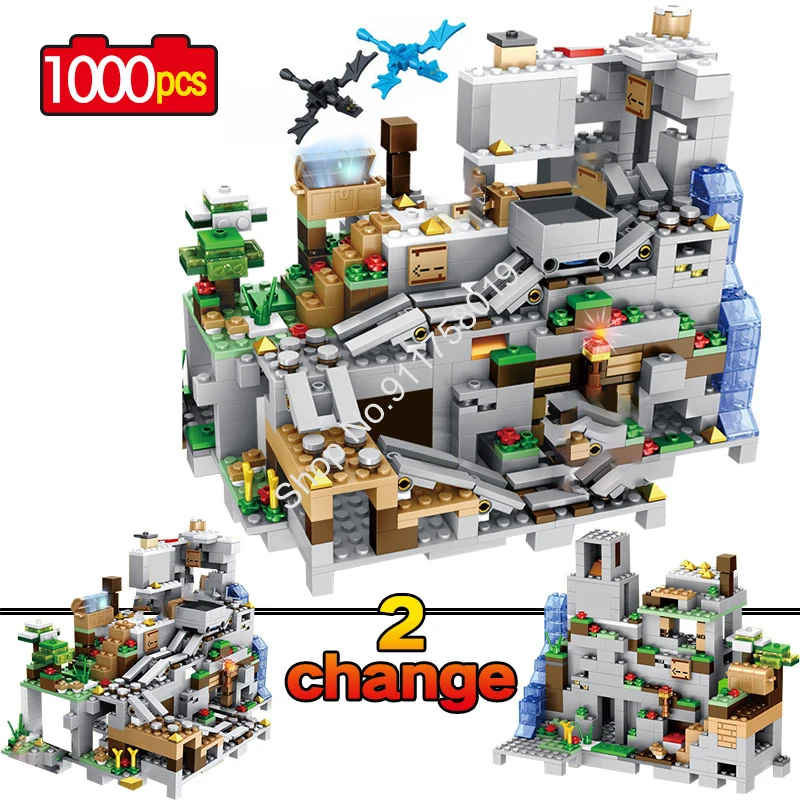 1000Pcs My World Building Block Minecrafted The Mountain Cave With Elevator Waterfall Figures Bricks Education Toy For Kids Gift
1000Pcs My World Building Block Minecrafted The Mountain Cave With Elevator Waterfall Figures Bricks Education Toy For Kids Gift