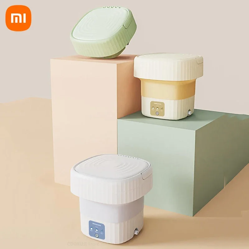 Xiaomi mijia 6L Portable Washing Machine Underwear with Dryer Bucket Socks Clothes Washer Camping Folding Mini Washing Machine
Xiaomi mijia 6L Portable Washing Machine Underwear with Dryer Bucket Socks Clothes Washer Camping Folding Mini Washing Machine
