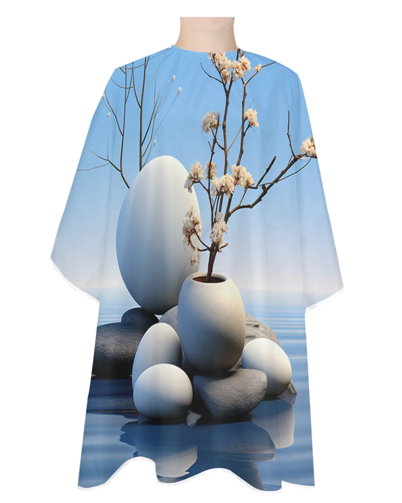 Женский водонепроницаемый парикмахерский фартук в виде ветки с камнями дзен
Женский водонепроницаемый парикмахерский фартук в виде ветки с камнями дзен