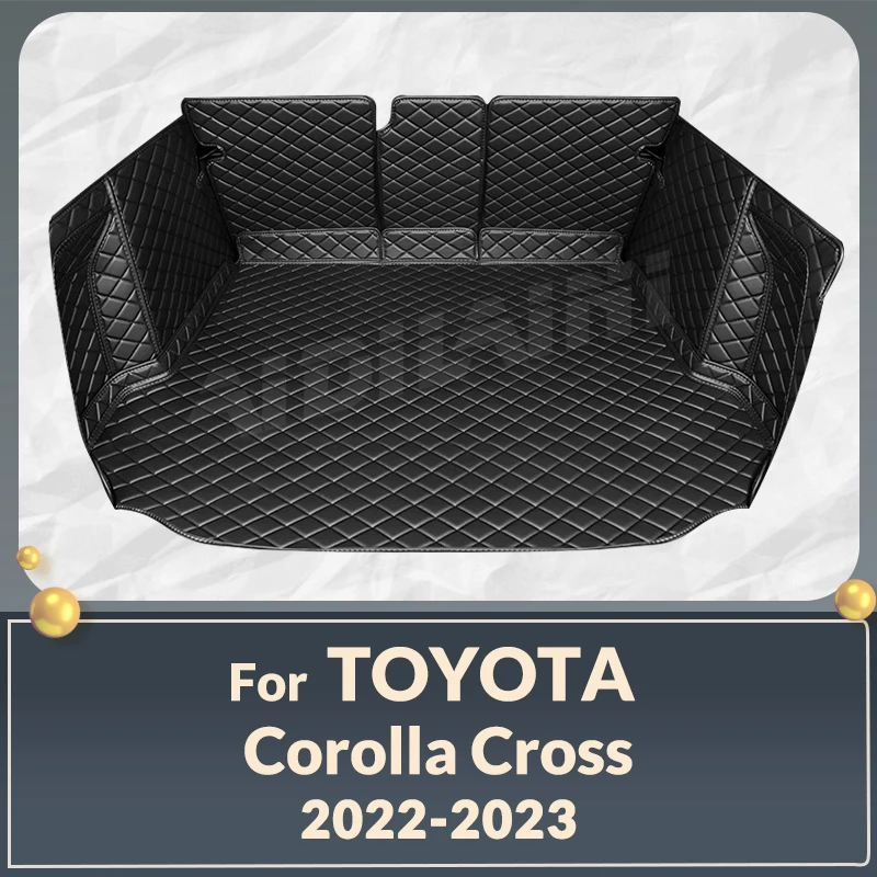 

Auto Full Coverage Trunk Mat For Toyota Corolla Cross 2022 2023 Car Boot Cover Pad Cargo Liner Interior Protector Accessories