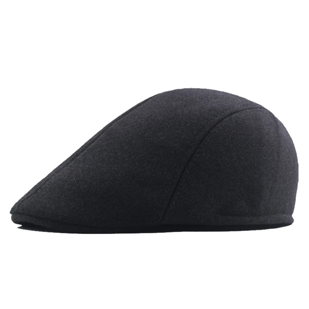 Fashion Men's Plain Flat Cap Solid Color Thicken Newsboy Cap Baker Boy Beret Hat Wool Blend Vintage Forward Hat Berets
Fashion Men's Plain Flat Cap Solid Color Thicken Newsboy Cap Baker Boy Beret Hat Wool Blend Vintage Forward Hat Berets