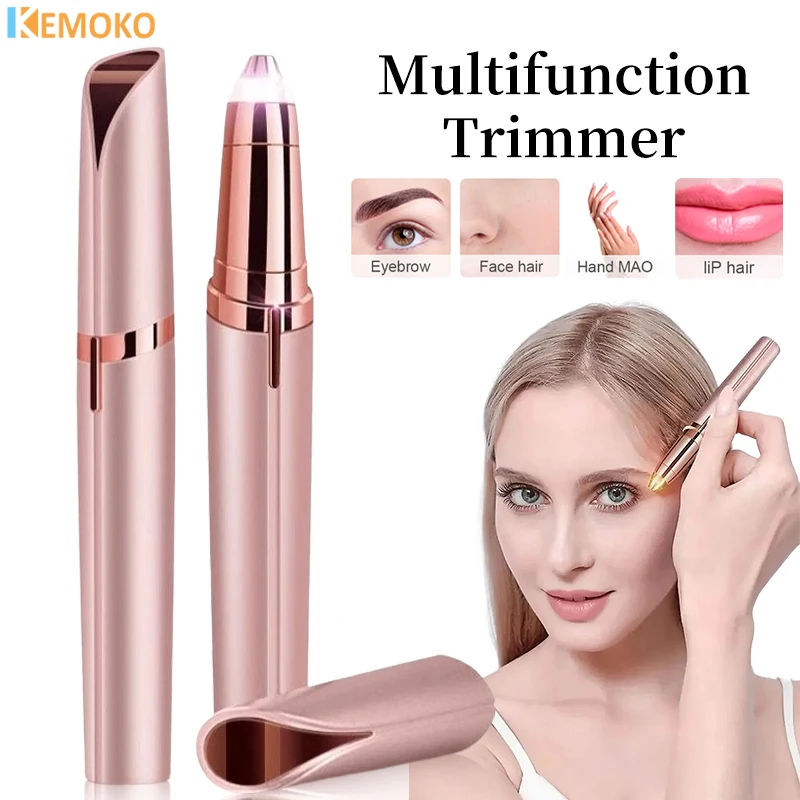 Electric Eyebrow Trimmer Women Eyebrow Pencil Automatic Hair Removal Painless Automatic Shavers Depilator Beauty USB Model
Electric Eyebrow Trimmer Women Eyebrow Pencil Automatic Hair Removal Painless Automatic Shavers Depilator Beauty USB Model