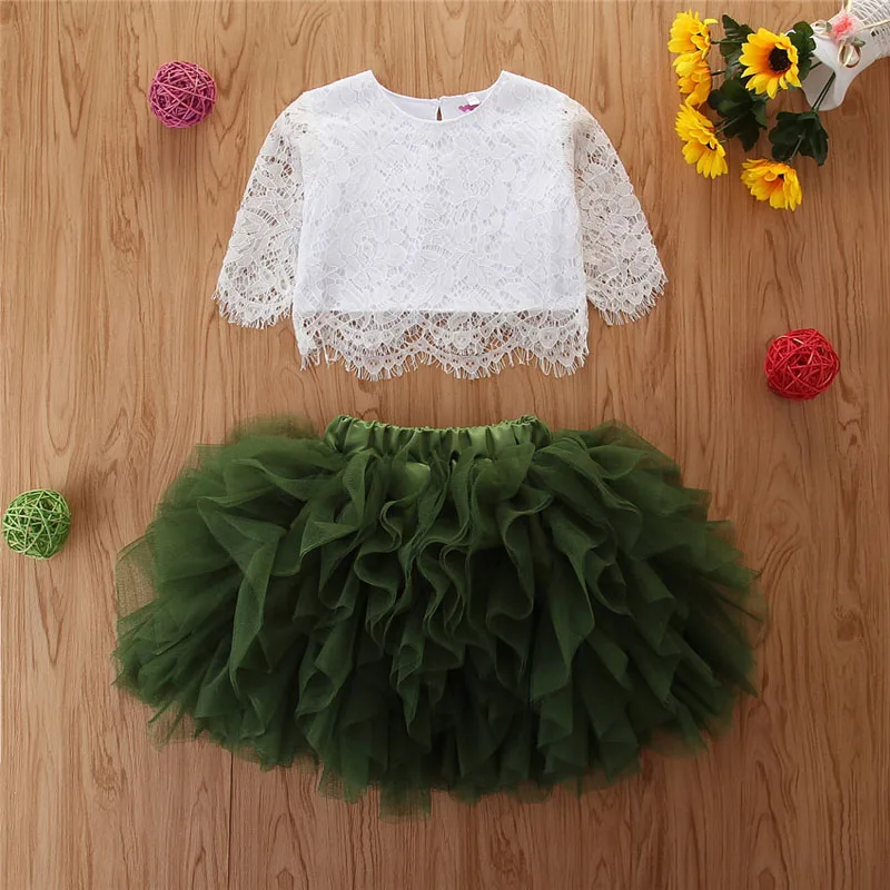 Children's wear girls' summer suit girls' white lace top gauze skirt cute two-piece set 1-5Y
Children's wear girls' summer suit girls' white lace top gauze skirt cute two-piece set 1-5Y
