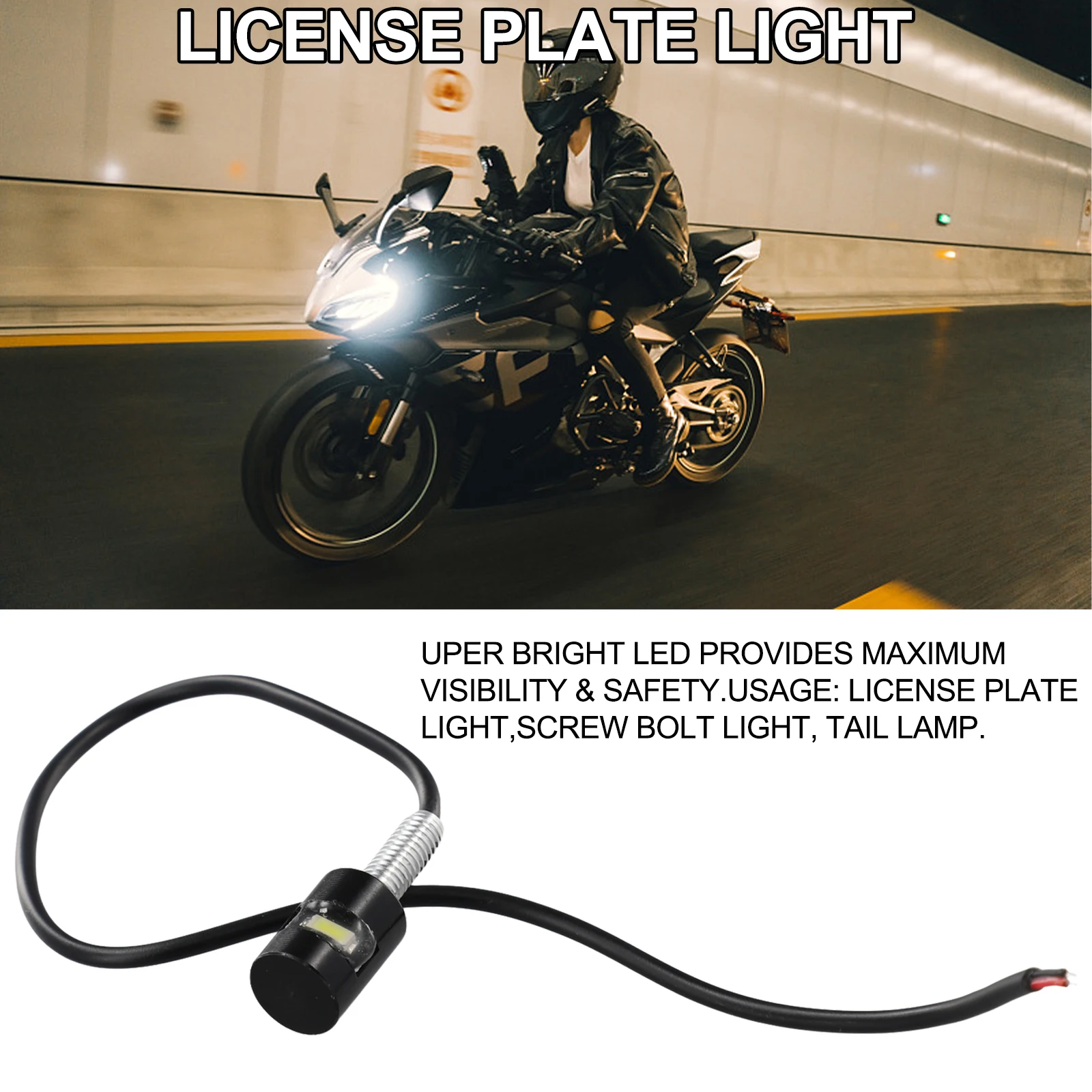 Easy To Install NEW Lamps Lights LED 6000-7000K Car Direct Bolt-on License Plate Long Lasting Motorcycle Shock Resistant
Easy To Install NEW Lamps Lights LED 6000-7000K Car Direct Bolt-on License Plate Long Lasting Motorcycle Shock Resistant