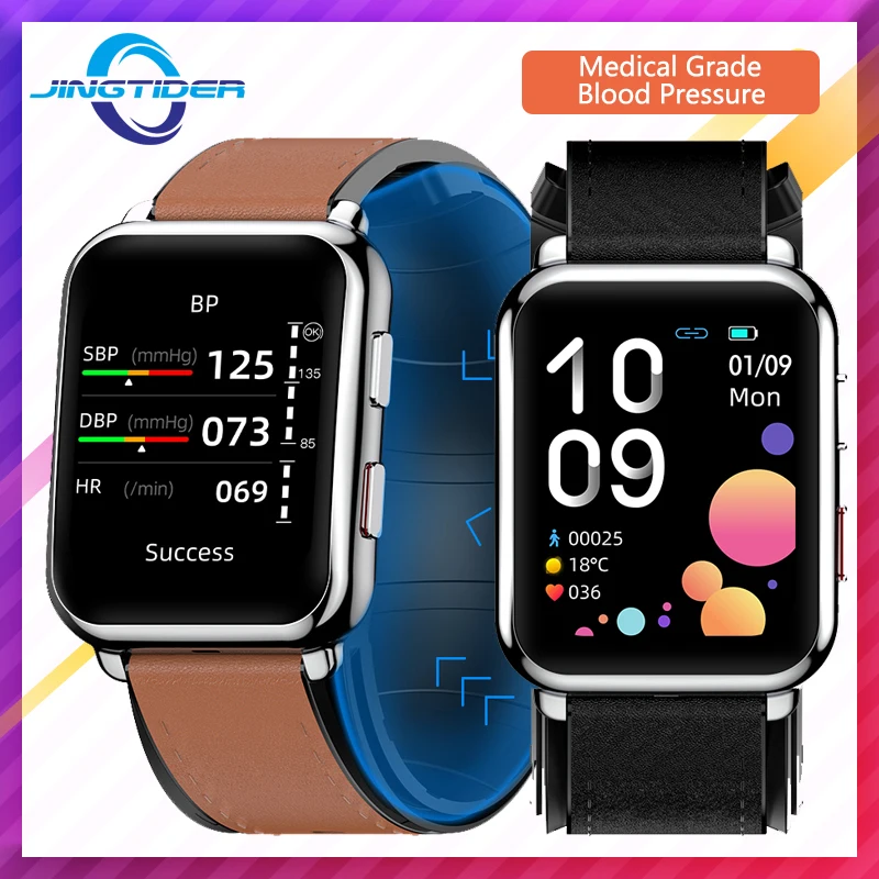 New Air Pump Airbag Pressuriazation Blood Pressure Medical Grade Smart Watch Body Temperature Blood Oxygen Heart Rate Smartwatch
New Air Pump Airbag Pressuriazation Blood Pressure Medical Grade Smart Watch Body Temperature Blood Oxygen Heart Rate Smartwatch