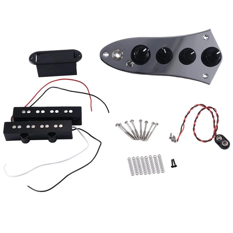 5 Jazz JB-08 Bass Loaded Control Plate Universal Musical Instrument Accessories For 4/5 String Bass Guitar Parts 
5 Jazz JB-08 Bass Loaded Control Plate Universal Musical Instrument Accessories For 4/5 String Bass Guitar Parts