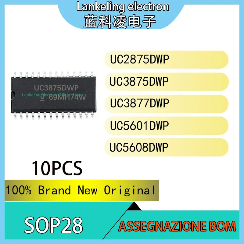 (10PCS)UC2875DWP UC3875DWP UC3877DWP UC5601DWP UC5608DWP 100% Brand New Original Chip IC SOP28
(10PCS)UC2875DWP UC3875DWP UC3877DWP UC5601DWP UC5608DWP 100% Brand New Original Chip IC SOP28