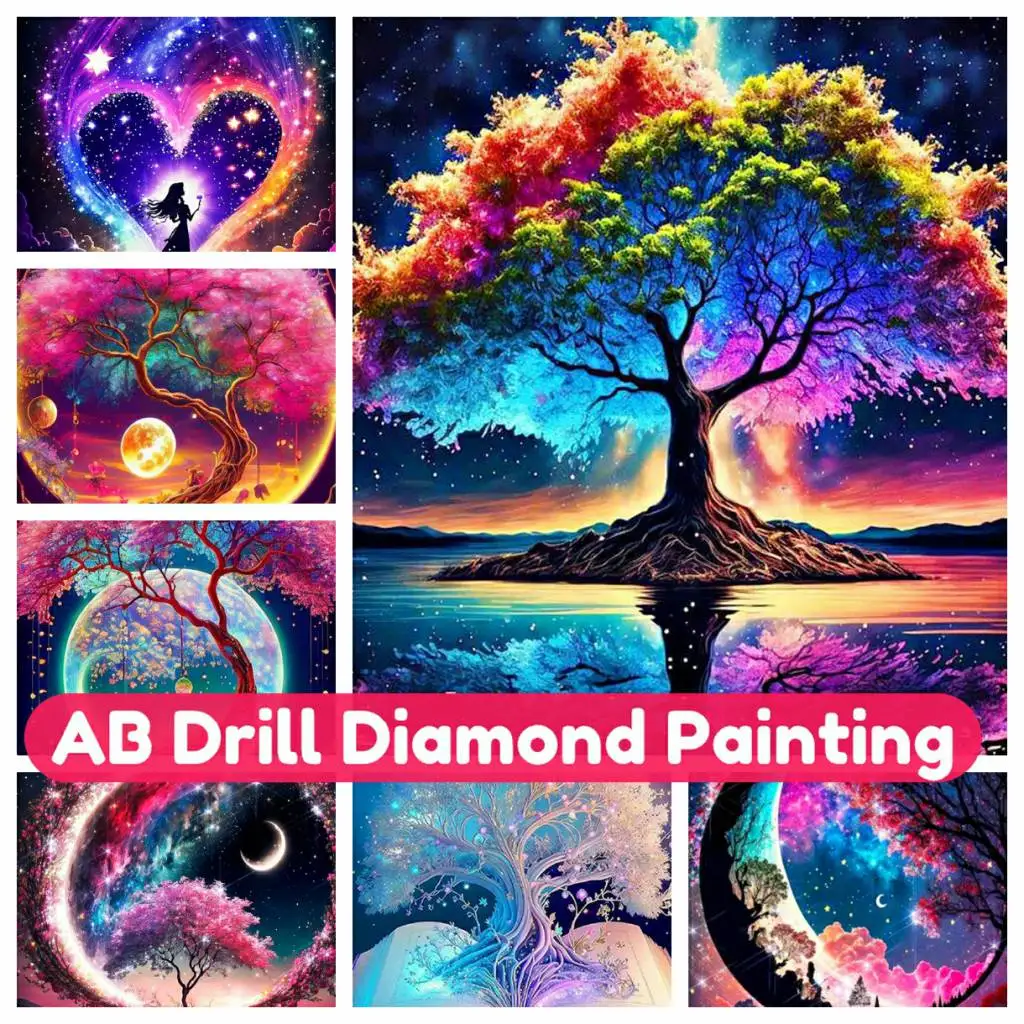 5D DIY Handmade ABDiamond Painting Kit for a Serene Moon Tree Landscape Full Drill Round Square Gift for Kids Diamond Embroidery
5D DIY Handmade ABDiamond Painting Kit for a Serene Moon Tree Landscape Full Drill Round Square Gift for Kids Diamond Embroidery