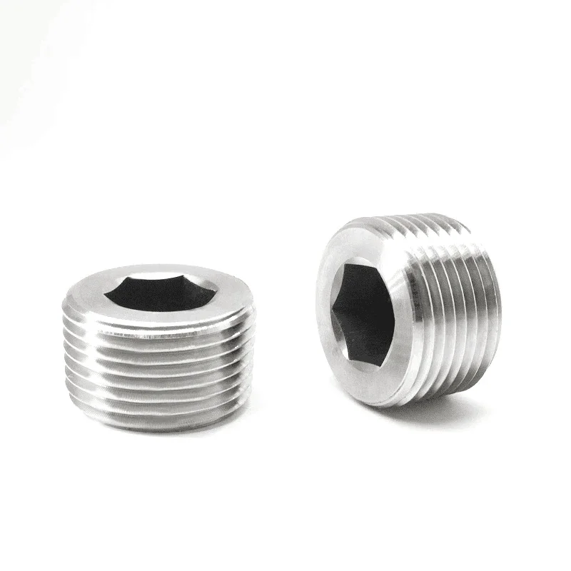 1/8" 1/4" 3/8" 1/2" 3/4" 1" BSP NPT Male Therad 304 316 Stainless Steel Hex Socket End Cap Plug Pipe Fitting Connector Adapter
1/8" 1/4" 3/8" 1/2" 3/4" 1" BSP NPT Male Therad 304 316 Stainless Steel Hex Socket End Cap Plug Pipe Fitting Connector Adapter