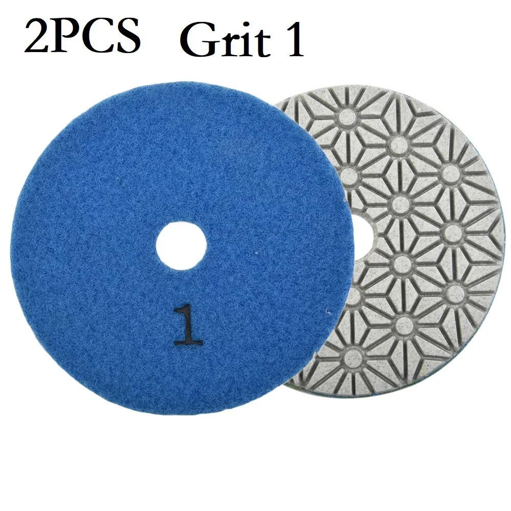 2PCS 4 Inch 100mm Dry/wet Diamond 3 Step Polishing Pads Granite Stone Concrete Marble Polishing Pad Abrasive Tools
2PCS 4 Inch 100mm Dry/wet Diamond 3 Step Polishing Pads Granite Stone Concrete Marble Polishing Pad Abrasive Tools