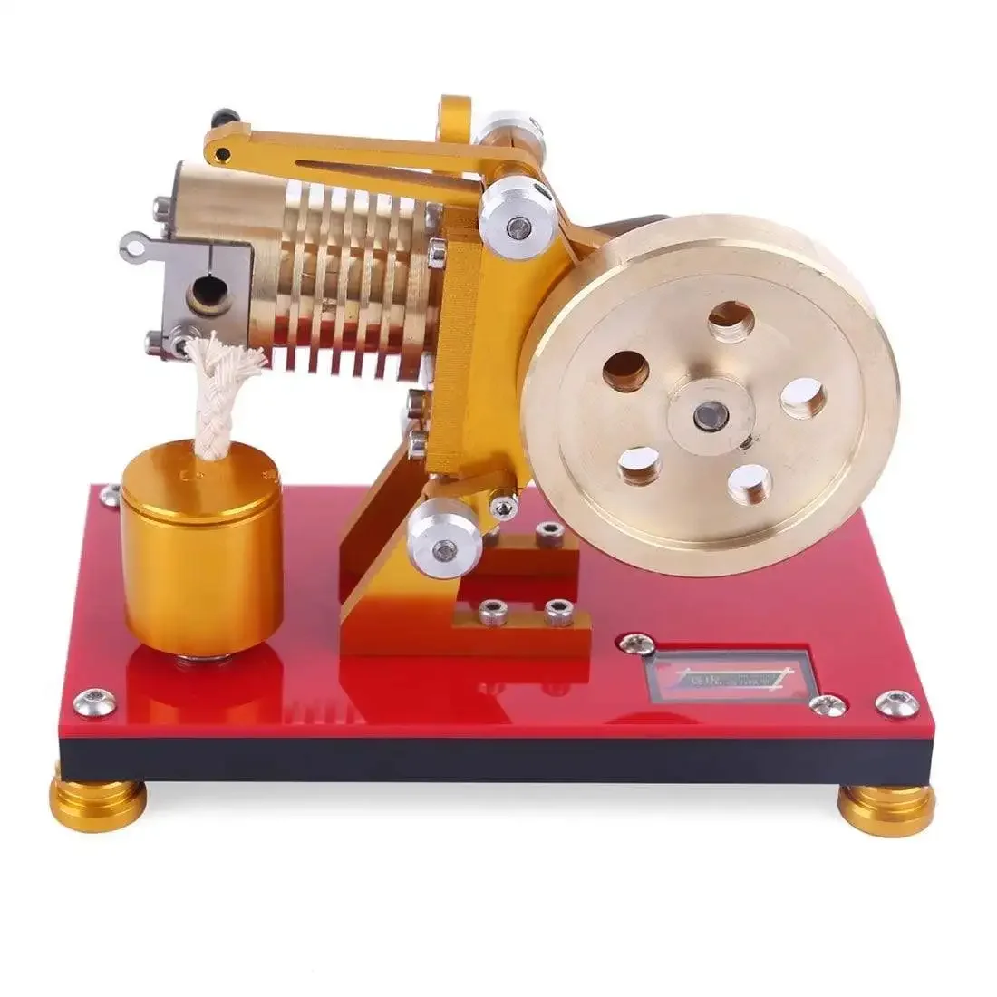 Suction Fire Type Stirling Engine Model Kit Aluminum Alloy Anodized Flame Engine Professional Heat Energy Engine Men Adults Toy
Suction Fire Type Stirling Engine Model Kit Aluminum Alloy Anodized Flame Engine Professional Heat Energy Engine Men Adults Toy