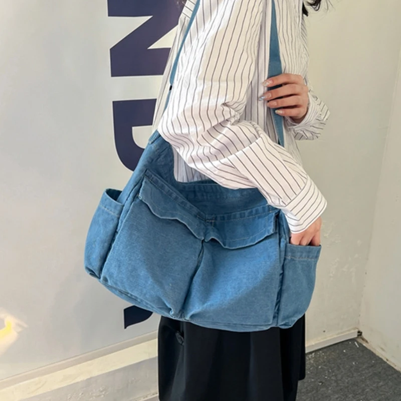28GD Women's Vintage Large Capacity Shoulder Bag with Multiple Pockets for Outdoor
28GD Women's Vintage Large Capacity Shoulder Bag with Multiple Pockets for Outdoor