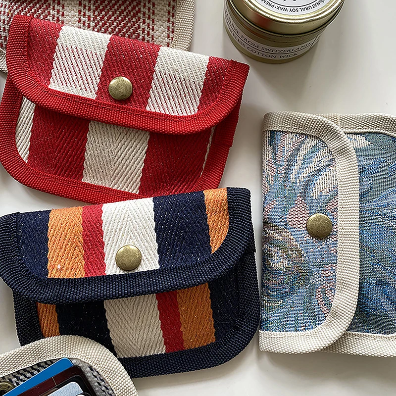 1Pc Canvas Card Holder Portable Hasp Coin Purse ID Credit Card Bags Cover Multifunctional Headphone Key Storage Bags
1Pc Canvas Card Holder Portable Hasp Coin Purse ID Credit Card Bags Cover Multifunctional Headphone Key Storage Bags