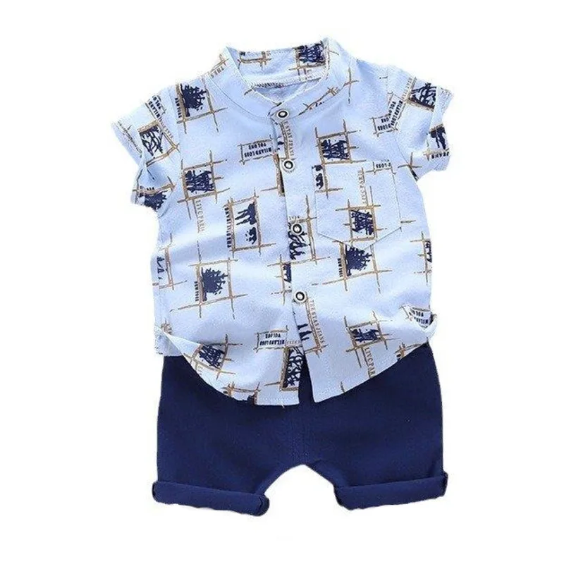 

New Summer Baby Clothes Suit Children Boys Casual Shirt Shorts 2Pcs/Sets Infant Clothing Toddler Sports Costume Kids Tracksuits
