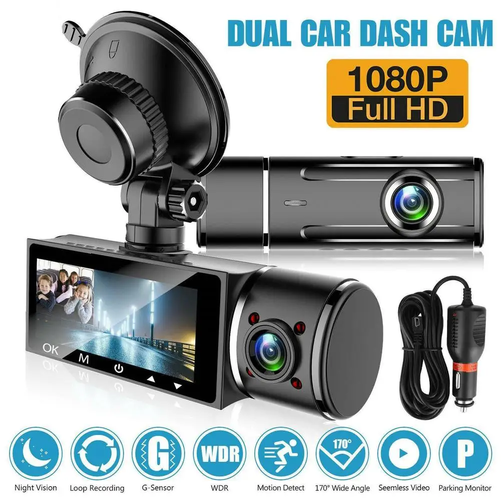 S1 Car Driving Recorder Dual Lens Rotatable Starlight Night Vision Dash Cam HD 1080p Parking Monitoring Video Recorder Dashcam
S1 Car Driving Recorder Dual Lens Rotatable Starlight Night Vision Dash Cam HD 1080p Parking Monitoring Video Recorder Dashcam