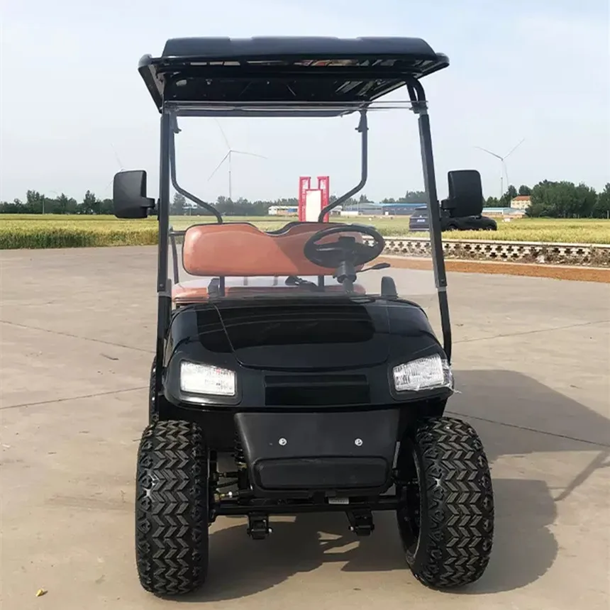 

Latest Design Vacation Golf Four-Wheel Scooter 2 4 6-Seater Chinese Electric Car Sightseeing Patrol Tour 4-Person Golf Cart