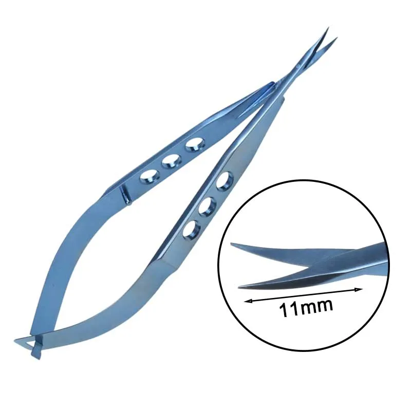 Ножницы Westcott Stitch из титанового сплава, микрохирургический инструмент для глаз, офтальмологический инструмент
Ножницы Westcott Stitch из титанового сплава, микрохирургический инструмент для глаз, офтальмологический инструмент
