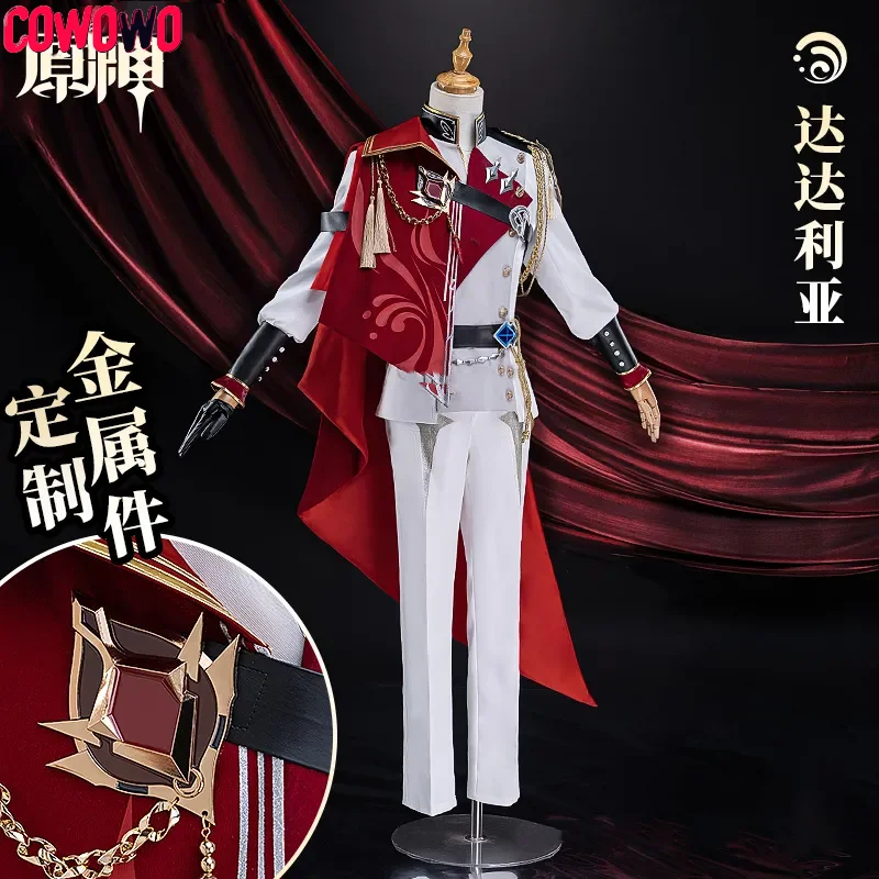 

COWOWO Genshin Impact Tartaglia Concert Game Suit Handsome Gorgeous Cosplay Costume Halloween Party Role Play Outfit S-3XL