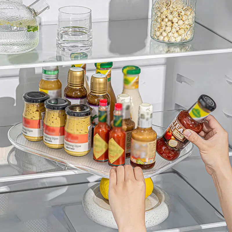 Turntable Organizer for Refrigerator ectangular Fridge Organizer Storage for Cabinet Table Kitchen
Turntable Organizer for Refrigerator ectangular Fridge Organizer Storage for Cabinet Table Kitchen
