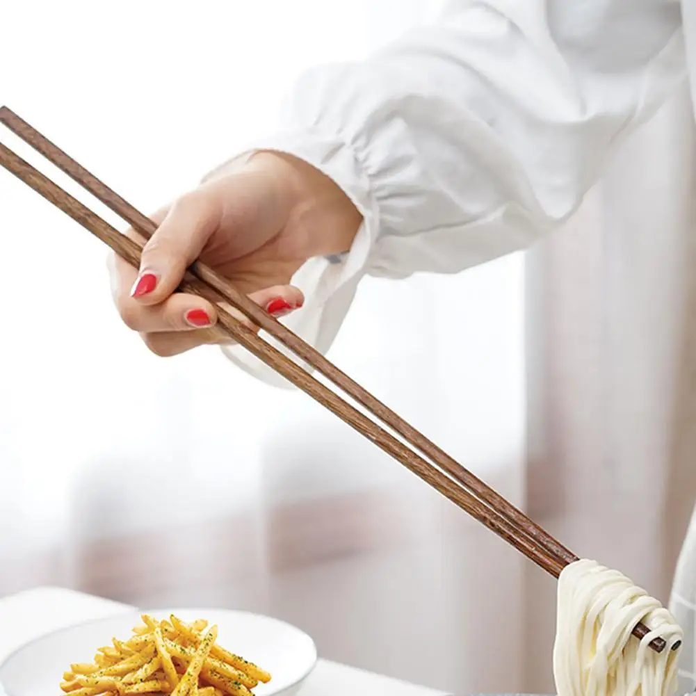 

Long Chopsticks Noodles Fried Hot Pot Chinese Style Wooden Wood Noodle Chop Stick Chafing Dish Public Chopsticks Kitchen Tool