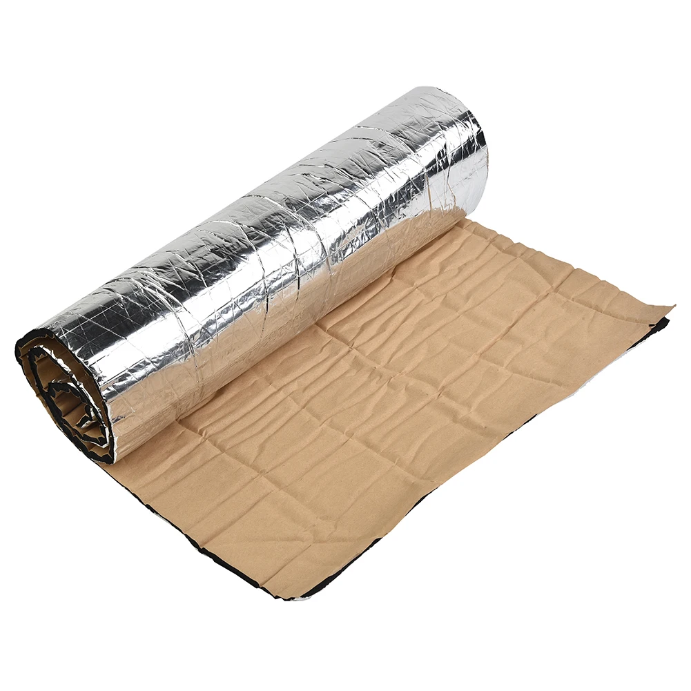 Deadening Car Soundproof insulation Warm Aluminum foil + rubber foam Soundproof Foam Pad Replacement Accessory 1pc 100*40cm Heat
Deadening Car Soundproof insulation Warm Aluminum foil + rubber foam Soundproof Foam Pad Replacement Accessory 1pc 100*40cm Heat