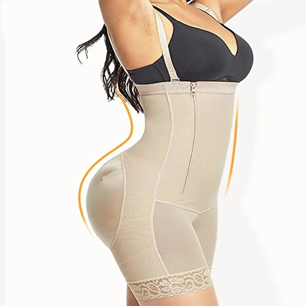 

LMYLXL Colombianas Fajas Tummy Control Shapewear Side Zipper Shapers Side Zip Body Shaper Belly Tighten Open Crotch Body Shaper