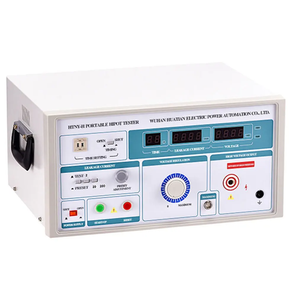 HTNY-H Withstanding Voltage Tester 5kV AC Hipot Tester High Voltage Electrical Safety Compliance Analyzer
HTNY-H Withstanding Voltage Tester 5kV AC Hipot Tester High Voltage Electrical Safety Compliance Analyzer
